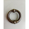 Battente ad Anello per Porte Ingresso Ghidini Ottone Graffiato
