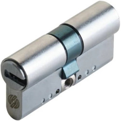 Cilindro di Sicurezza Securemme Evo K22 Top Cromo Satinato 5 Chiavi Punzonate mis.tot. 82 (31-51)