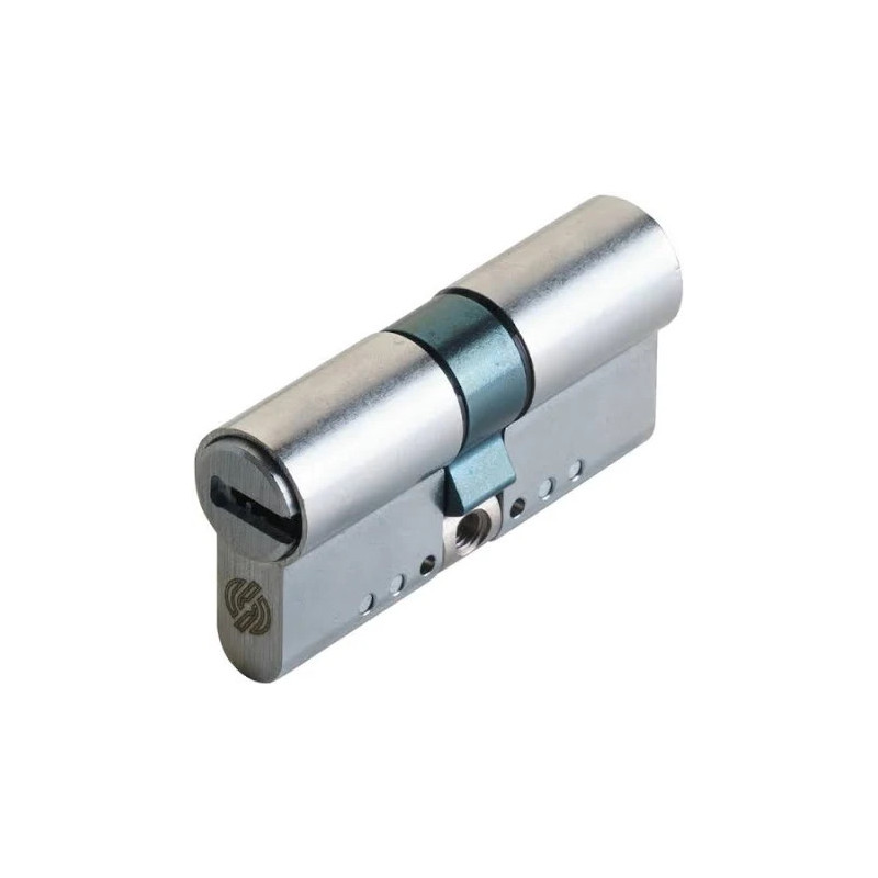Cilindro di Sicurezza Securemme Evo K22 Top Cromo Satinato 5 Chiavi Punzonate mis.tot.77 (36-41)