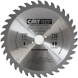 CMT 291.230.36M Lama per Seghe Circolari per Legno CMT d.230 fo.30 Z 36