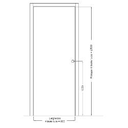 PORTE LEGNO FLIP4 SCOR.90X210