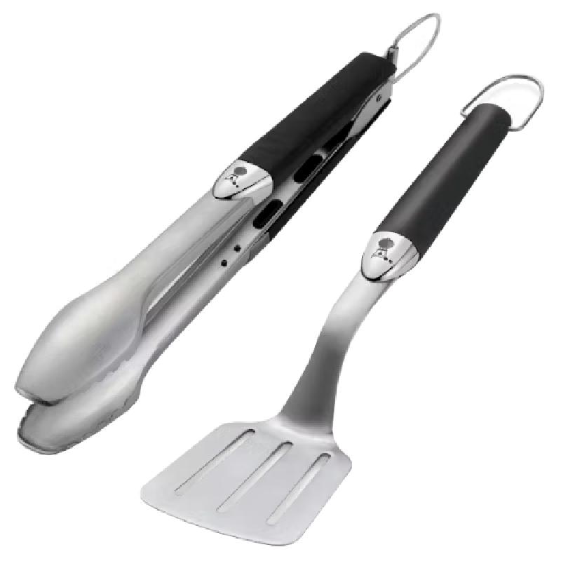 SET WEBER BBQ INOX 2 PEZZI