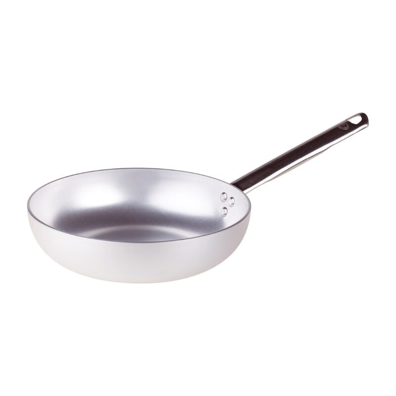 La Padella Alta in Alluminio di Agnelli con diametro di 36 cm padella da cucina professionale