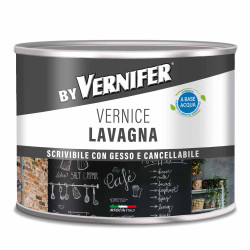 La vernice lavagna è una vernice acrilica all'acqua inodore che ti permette di realizzare una lavagna di colore antracite