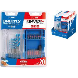 SERIE PUNTE MULTIK + INS. 20PZ