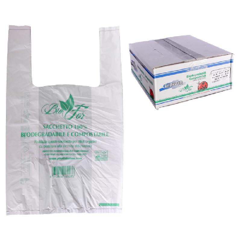 BORSE BIO SHOPPER 27X50  500PZ