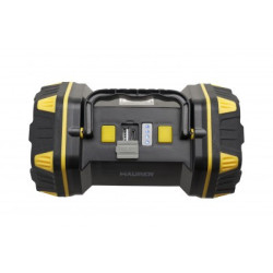 Torcia LED lanterna Maurer 87988 ricaricabile USB con 3 funzioni di illuminazione. Compatta, ideale per campeggio, emergenze ecc