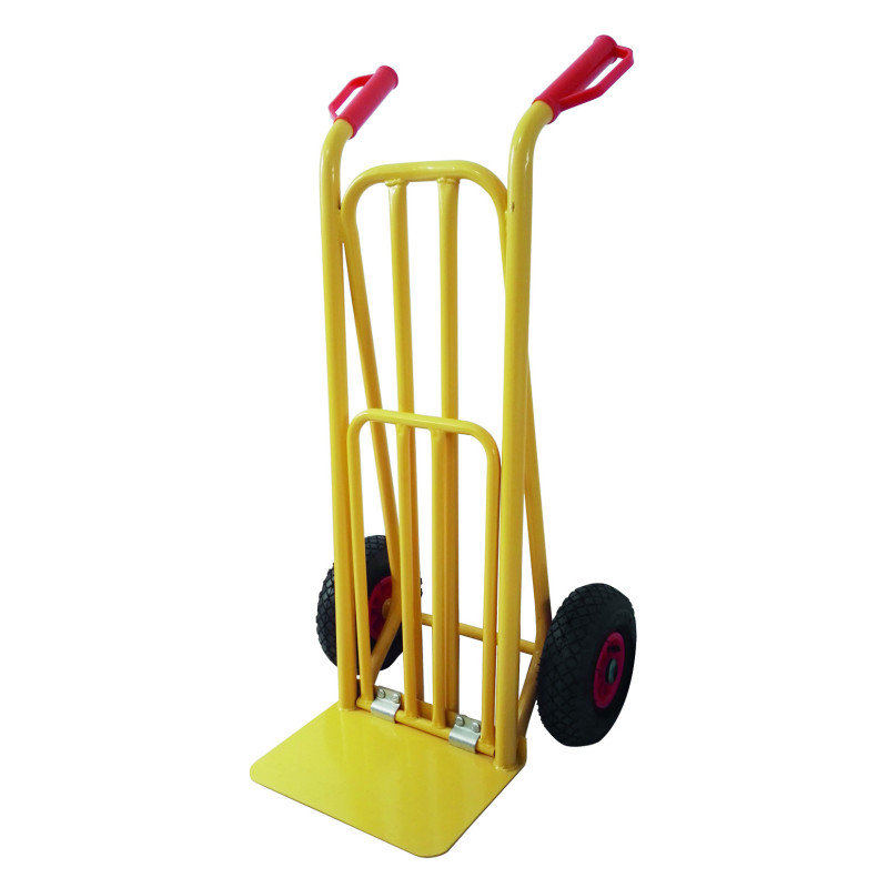 Carrello Portacasse Maurer Jupiter-L acciao portata 200 kg Pedana Ribaltabile
