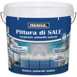 Pittura di sale Teknica traspirante super sbiancante antimuffa e naturale