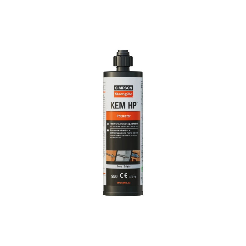 ancorante chimico friulsider "KEM HP 950" ml.400 in poliestere ibrido CF da 12 pz