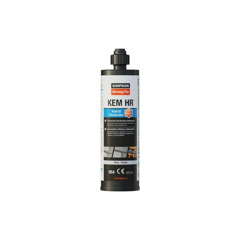 ancorante chimico friulsider "KEM HR 954" ml.420 in poliestere certificato CE SCAT 12 pz