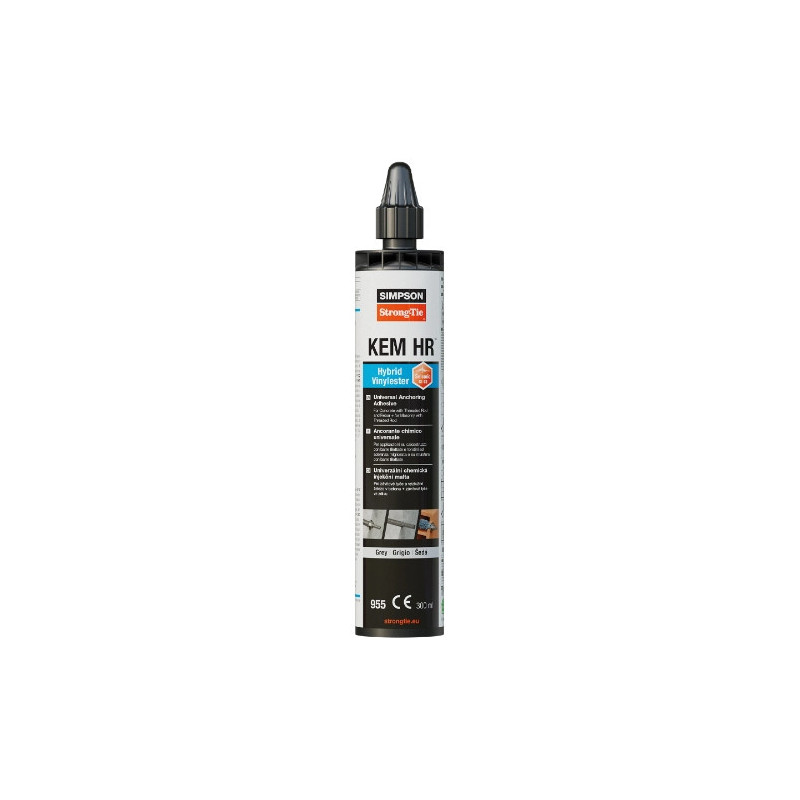 ancorante chimico friulsider "KEM HR 955" ml.300 in poliestere certificato CE -scat da 12 pz