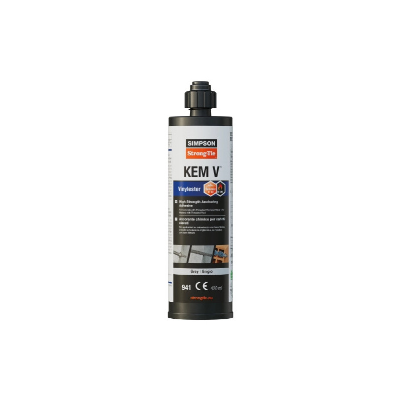 ancorante chimico friulsider "KEM V 941" ml.420 in vinilestere certificato CE -scat 12 pz