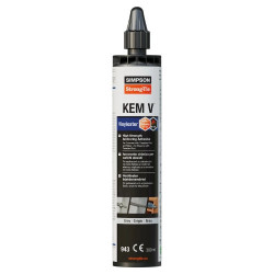 ancorante chimico friulsider "KEM V 943" ml.300 in vinilestere certificato CE -scat da 12 pz