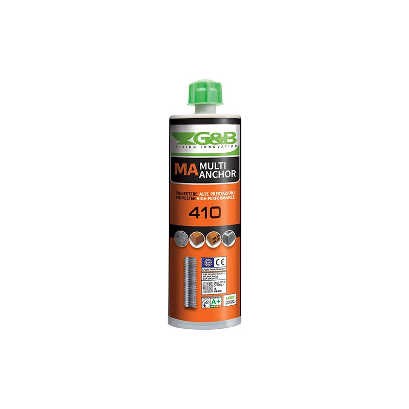 ancorante chimico G&B "multianchor MA410" ml.410 in poliestere - CF 12 pz