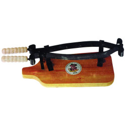 Fermaprosciutto Ferro su Base in Legno