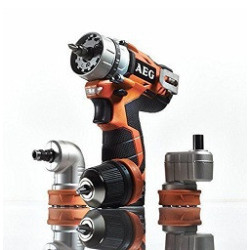 Trapano a Batteria Aeg BBS12C2LI-202C 12 V Lithio Triplo Mandrino