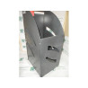 Carrello Portalegna Lamiera Verniciata Nero con Ruote Cm 32 x 42 x 80 h