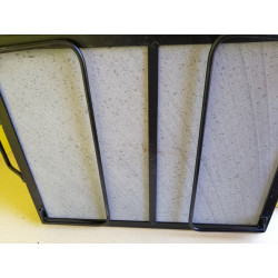 Piastra in Pietra Lavica Naturale Valtellina 40x60x2 cm Telaio e Gambe Pieghevoli