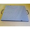 Piastra in Pietra Lavica Naturale Valtellina 40x60x2 cm Telaio e Gambe Pieghevoli