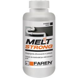 Disgorgante in polvere granulare effervescente Melt  della Faren barattolo 600 gr