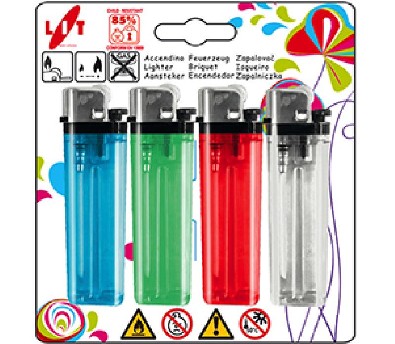 ACCENDINI GAS LIT FIERY    4PZ