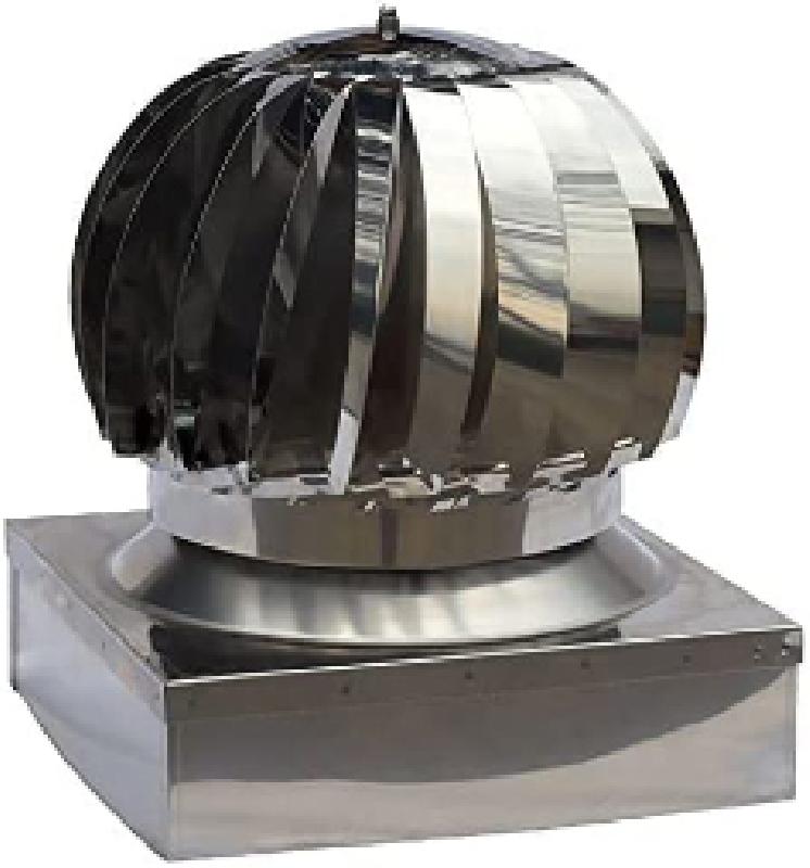 CAPPELLI EOLICI INOX CM.32X32