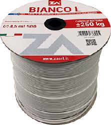 CAVETTO PL.BIANCO MM.4,5X500M.