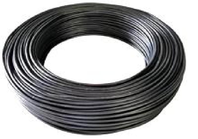 CAVO EL.S/GOMMA 3X1 NERO  100M