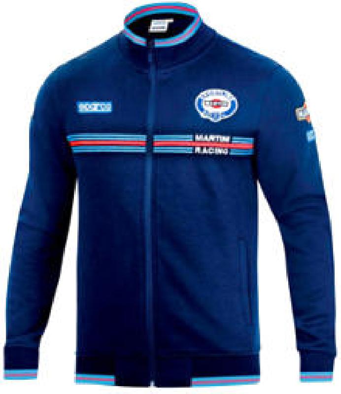 FELPE S.FULL ZIP MARTINI BL. M