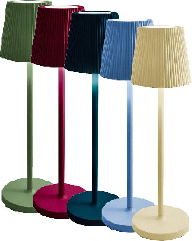 LAMPADE DA TAVOLO EMMA ROSSO