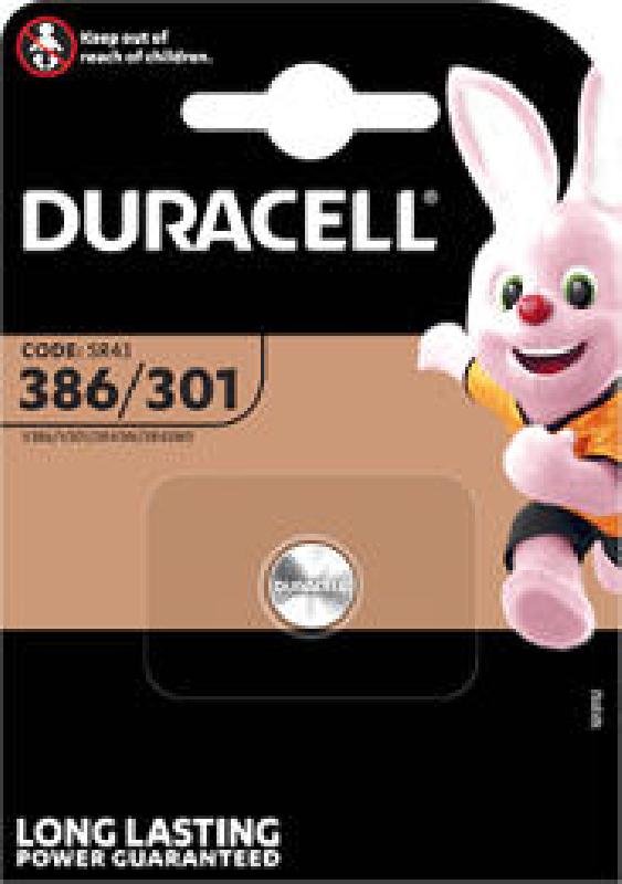 PILE DURACELL  386/301     1PZ