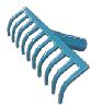 RASTRELLI AQUILA BLU 10 DENTI