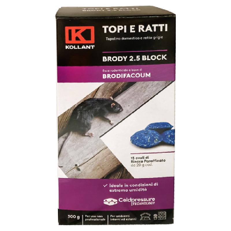 TOPICIDA BRODY BLOCK 2.5 G.300