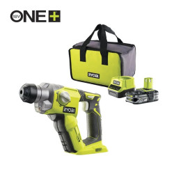 Trapano Tassellatore a Batteria Ryobi R18SDS-125 1 Batt. 18 V 2,5 Ah