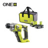 Trapano Tassellatore a Batteria Ryobi R18SDS-125 1 Batt. 18 V 2,5 Ah