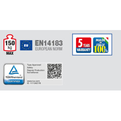 Sgabello Alluminio Facal Supereffer 4 gr