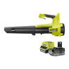 Soffiatore a Batteria 18V Ryobi RY18BLB-140 con Batteria 4,0 Ah