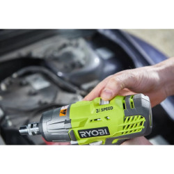 Avvitatore a Impulsi a Batteria Ryobi R18IW3-120S 18V att.1/2 1 Batt.2,0Ah +set bussole+borsa