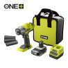 Avvitatore a Impulsi a Batteria Ryobi R18IW3-120S 18V att.1/2 1 Batt.2,0Ah +set bussole+borsa