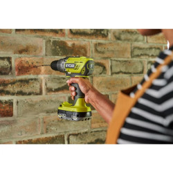 Trapano Avvitatore a Batteria Ryobi R18PD3 a Percussione 18V 2 Batterie 2,0 Ah conBorsa om.