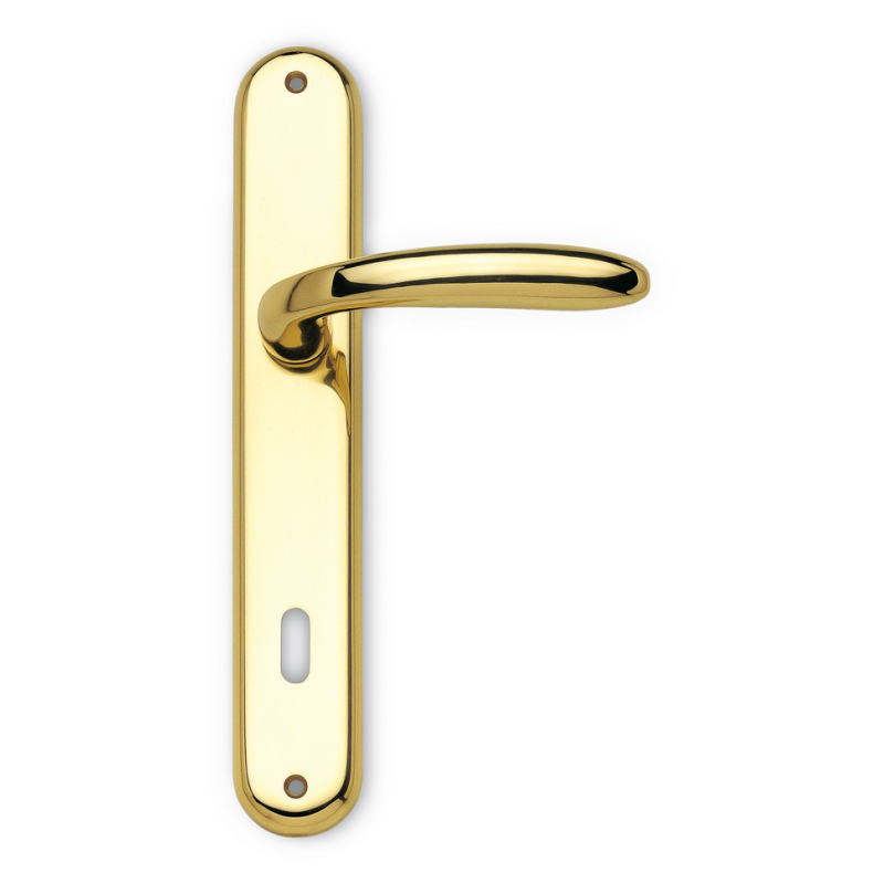 Maniglia Sicma Icaro con Placca Patent Q  8 X 90 Cromo Lucido