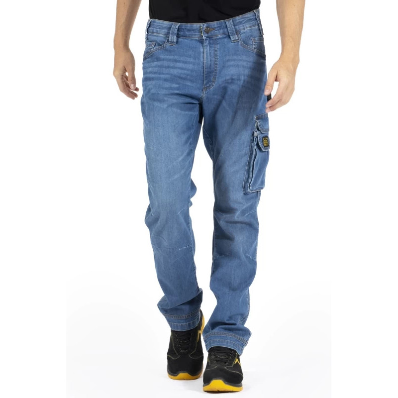 Pantaloni Jeans da Lavoro Multitasche Rica Lewis JobL Fiberflex light