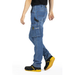 Pantaloni Jeans da Lavoro Multitasche Rica Lewis JobL Fiberflex light